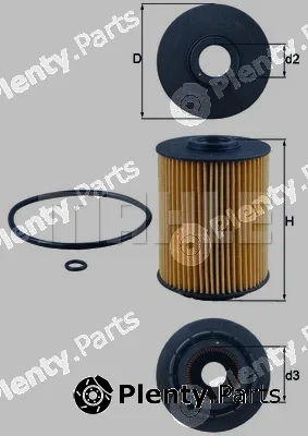 Knecht OX356D — Oil Filter