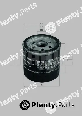 Knecht OC21OF — Oil Filter