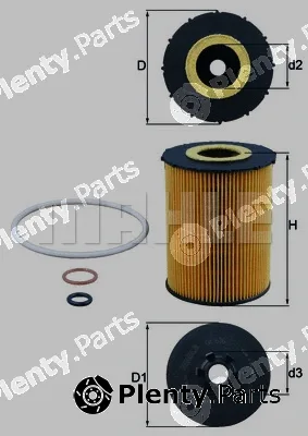 Knecht OX636D — Oil Filter