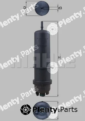 Knecht KL872/7 — Fuel Filter