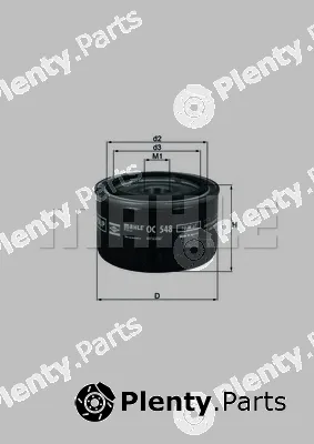 Knecht OC548 — Oil Filter