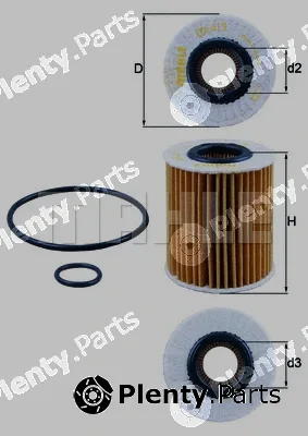 Knecht OX413D1 — Oil Filter