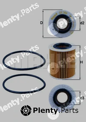 Knecht OX386D — Oil Filter