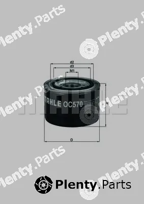Knecht OC570 — Oil Filter
