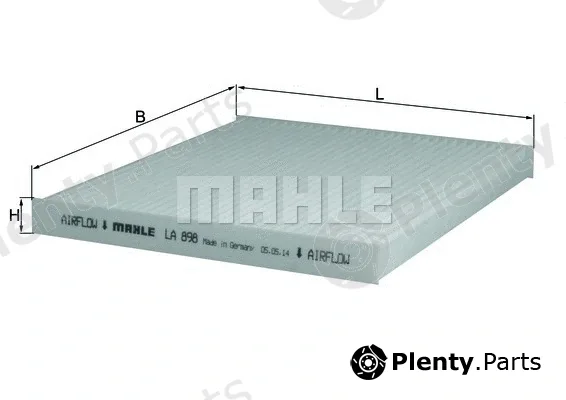 Knecht LA898 — Filter, cabin air