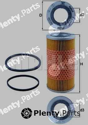 Knecht OX17D — Oil Filter