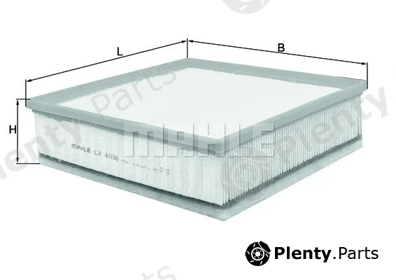Knecht LX4038 — Air Filter