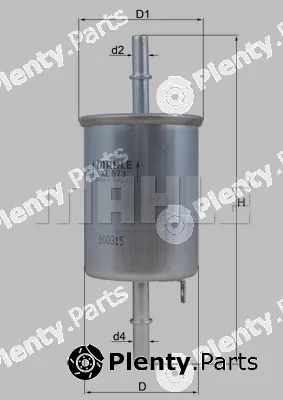 Knecht KL573 — Fuel Filter