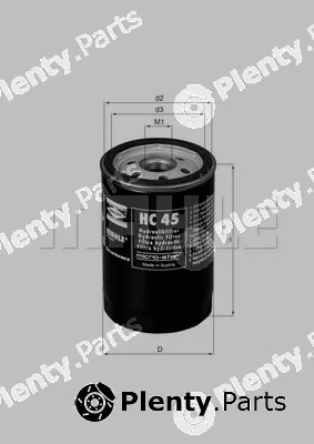Knecht HC45 — Hydraulic Filter, automatic transmission