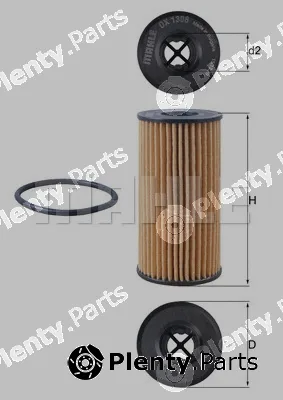 Knecht OX1308D — Oil Filter