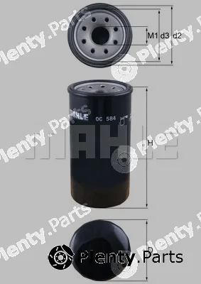 Knecht OC584 — Oil Filter