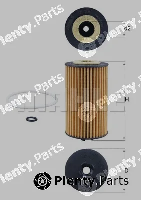 Knecht OX1058D — Oil Filter