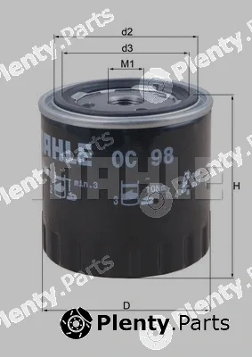 Knecht OC98 — Oil Filter