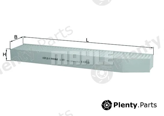 Knecht LA897 — Filter, cabin air
