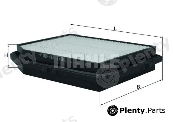 Knecht LX849 — Air Filter