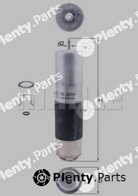 Knecht KL169/6D — Fuel Filter