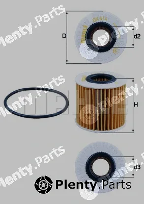 Knecht OX414D2 — Oil Filter