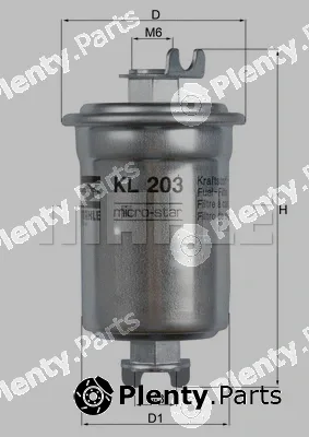 Knecht KL203 — Fuel Filter