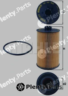 Knecht OX157D — Oil Filter