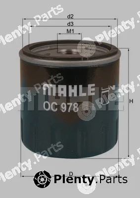 Knecht OC978 — Oil Filter