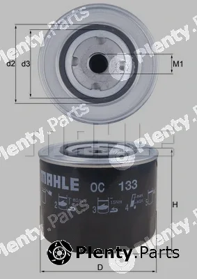Knecht OC133 — Oil Filter