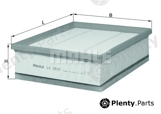 Knecht LX2031 — Air Filter