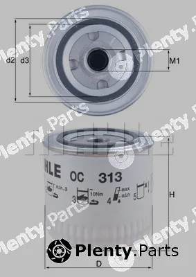 Knecht OC313 — Oil Filter