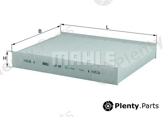 Knecht LA169 — Filter, cabin air