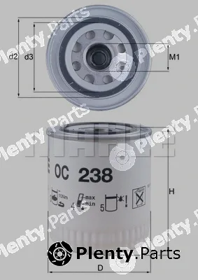 Knecht OC238 — Oil Filter