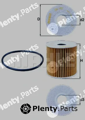 Knecht OX192D — Oil Filter