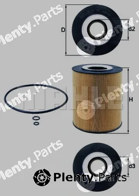 Knecht OX146D — Oil Filter