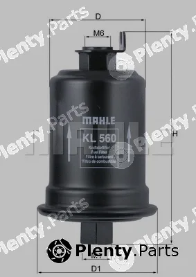 Knecht KL560 — Fuel Filter