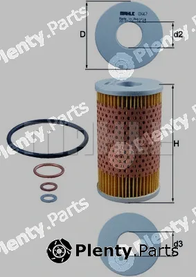 Knecht OX47D — Oil Filter