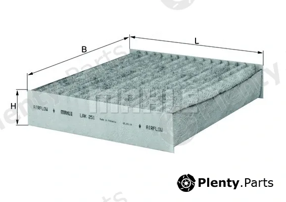 Knecht LAK251 — Filter, cabin air