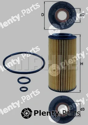 Knecht OX179D — Oil Filter