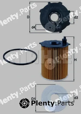 Knecht OX171/2D — Oil Filter