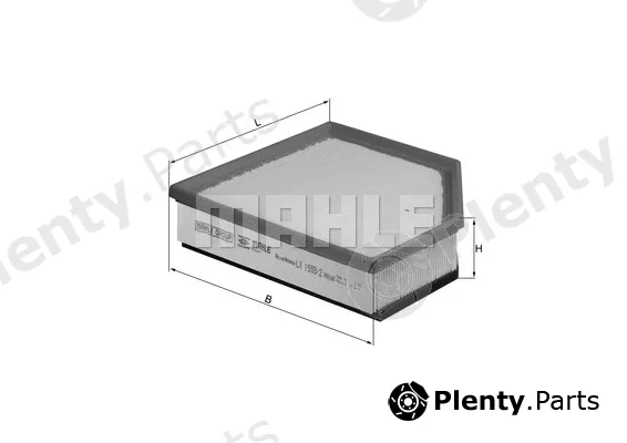 Knecht LX1593/2 — Air Filter
