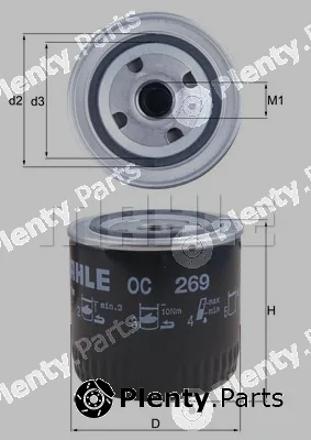 Knecht OC269 — Oil Filter