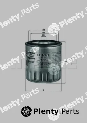 Knecht KC63/1D — Fuel Filter