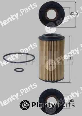 Knecht OX153D4 — Oil Filter