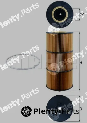 Knecht OX832D — Oil Filter