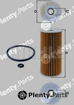Knecht OX201D — Oil Filter