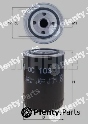 Knecht OC103 — Oil Filter