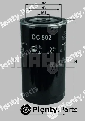 Knecht OC502 — Oil Filter