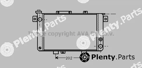 Prasco RT2013 — Radiator, engine cooling