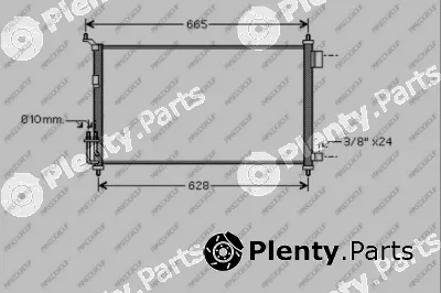 Prasco DS011C004 — Condenser, air conditioning PrascoSelection