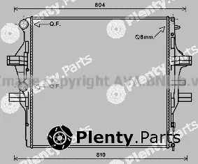 Prasco IV2125 — Radiator, engine cooling