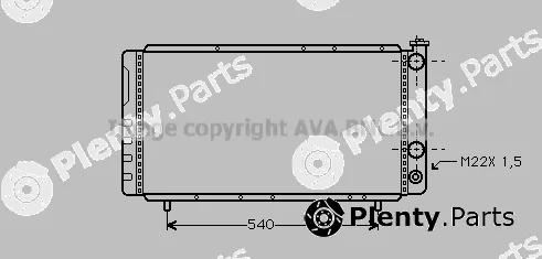 Prasco RT2086 — Radiator, engine cooling