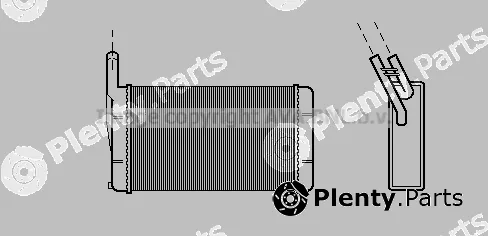 Prasco BW6077 — Heat Exchanger, interior heating