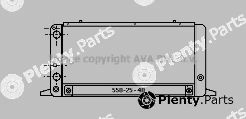 Prasco AI2027 — Radiator, engine cooling